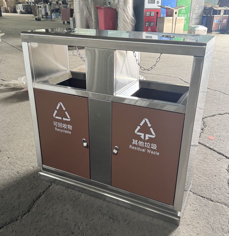 道路不锈钢垃圾桶