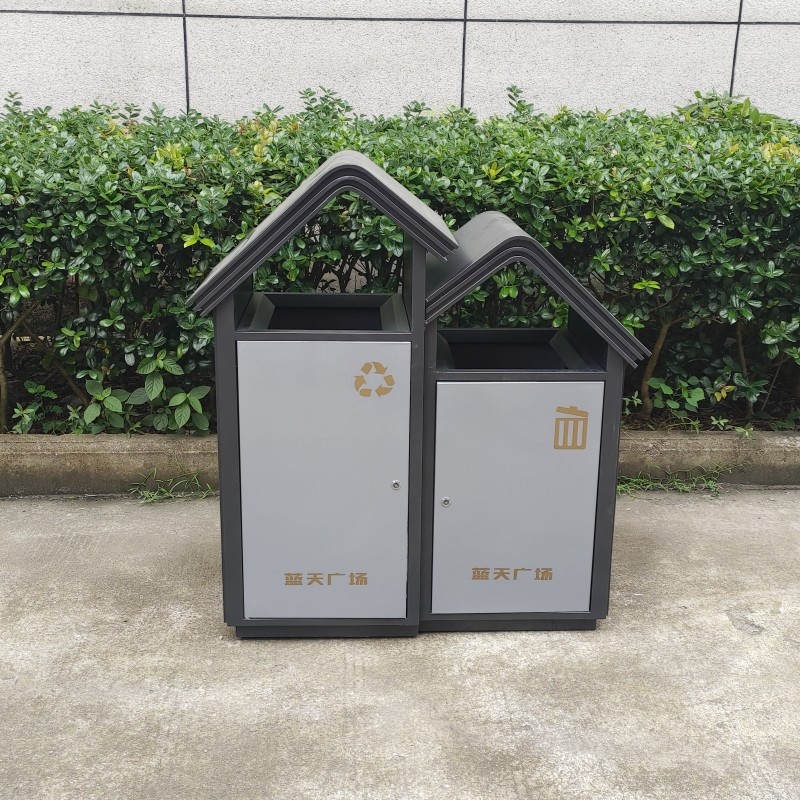 商业广场果皮箱