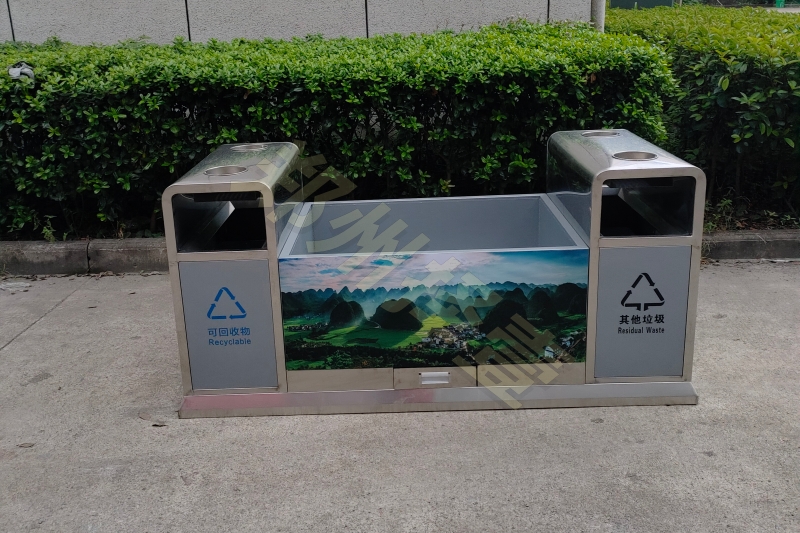 高铁站台垃圾箱定制